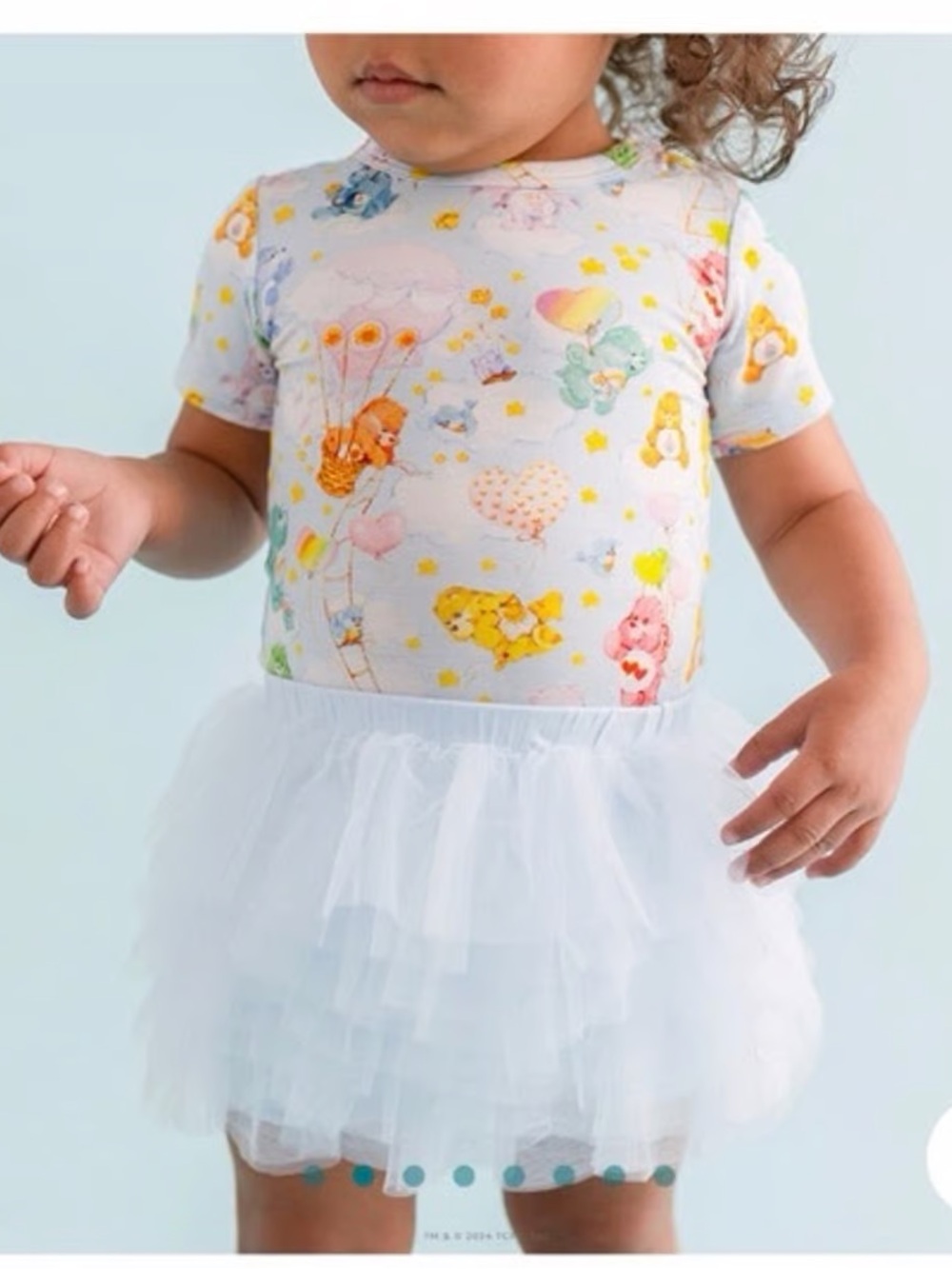Posh Peanut TULLE BLOOMER - 12-18 MONTHS / BLUE
